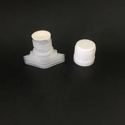 plastic spout with aluminium foil sealing liner for doy pack bag  plastic spout with aluminium foil sealing liner for doy pack bag